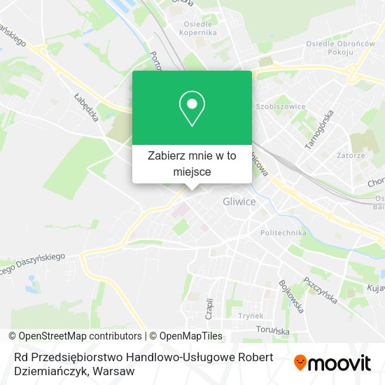 Mapa Rd Przedsiębiorstwo Handlowo-Usługowe Robert Dziemiańczyk