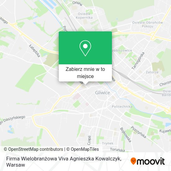 Mapa Firma Wielobranżowa Viva Agnieszka Kowalczyk