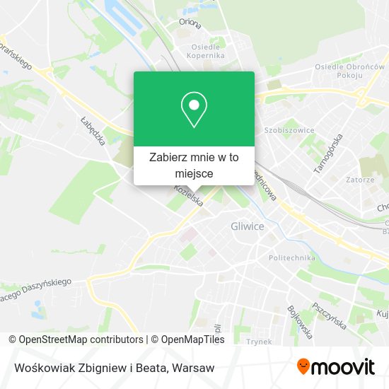 Mapa Wośkowiak Zbigniew i Beata