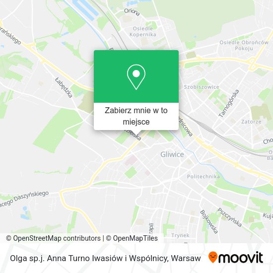 Mapa Olga sp.j. Anna Turno Iwasiów i Wspólnicy