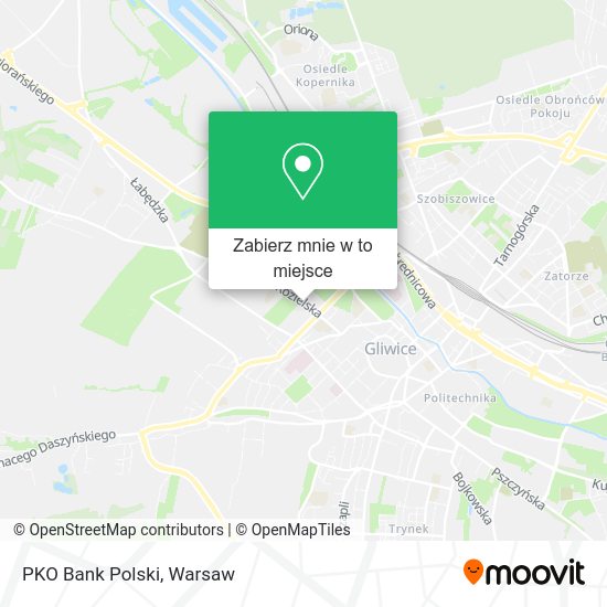 Mapa PKO Bank Polski