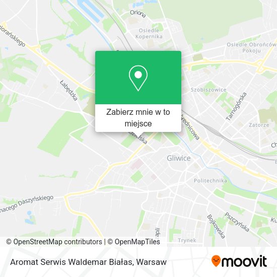 Mapa Aromat Serwis Waldemar Białas