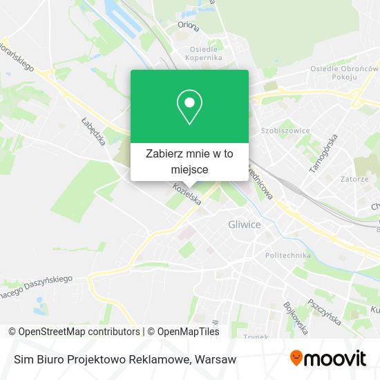 Mapa Sim Biuro Projektowo Reklamowe