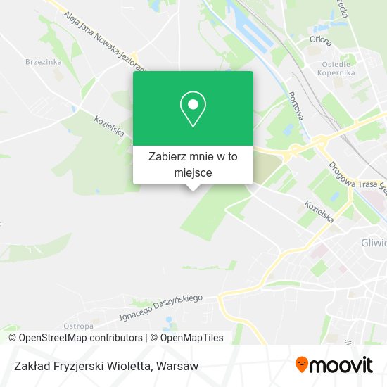 Mapa Zakład Fryzjerski Wioletta