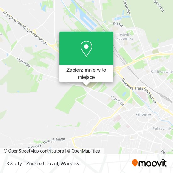 Mapa Kwiaty i Znicze-Urszul