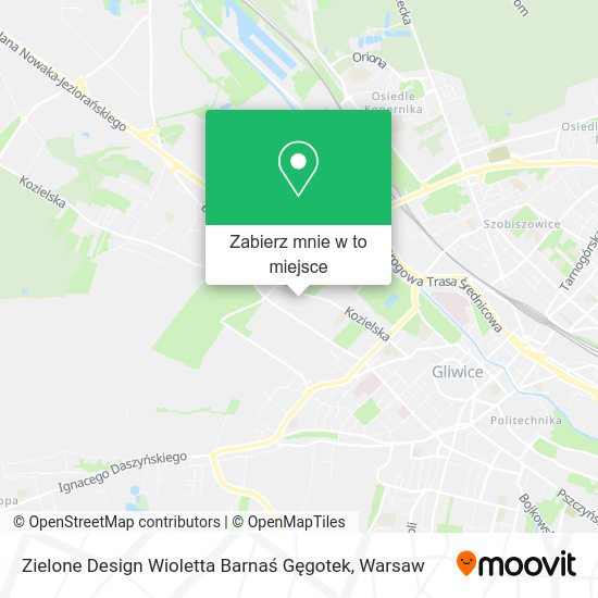 Mapa Zielone Design Wioletta Barnaś Gęgotek