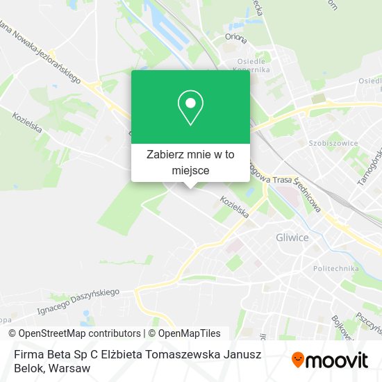 Mapa Firma Beta Sp C Elżbieta Tomaszewska Janusz Belok