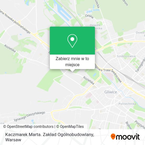 Mapa Kaczmarek Marta. Zakład Ogólnobudowlany