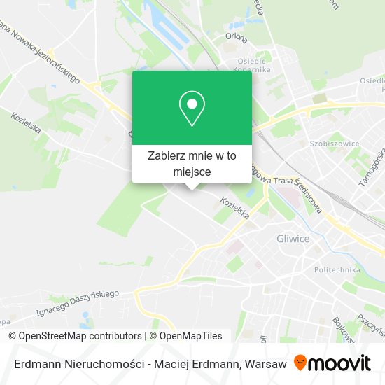 Mapa Erdmann Nieruchomości - Maciej Erdmann