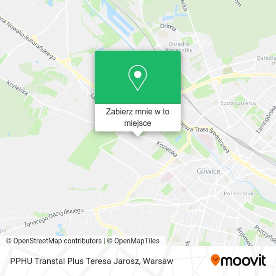 Mapa PPHU Transtal Plus Teresa Jarosz