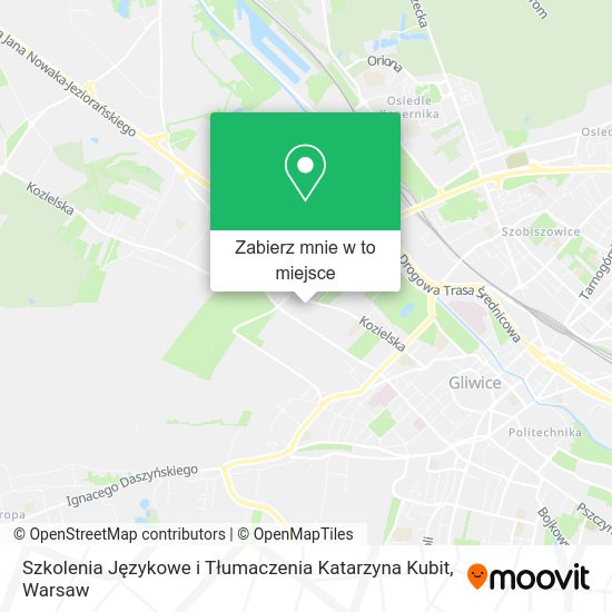 Mapa Szkolenia Językowe i Tłumaczenia Katarzyna Kubit