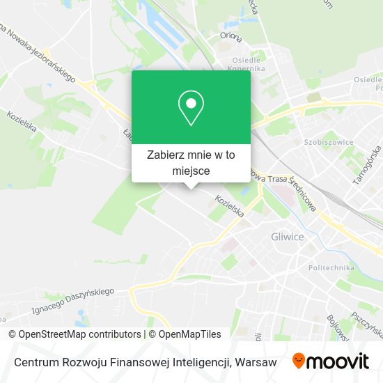 Mapa Centrum Rozwoju Finansowej Inteligencji