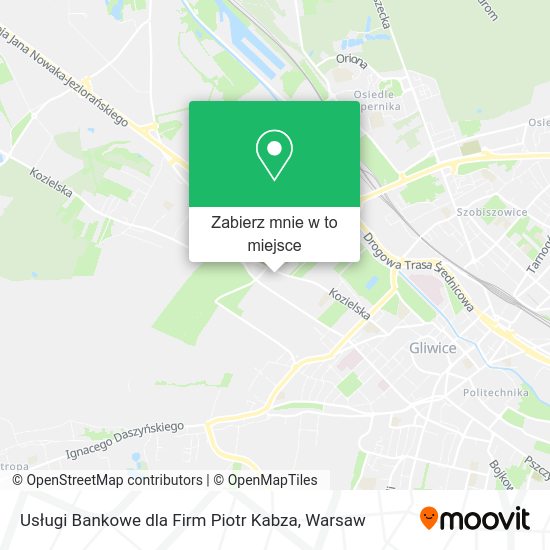 Mapa Usługi Bankowe dla Firm Piotr Kabza