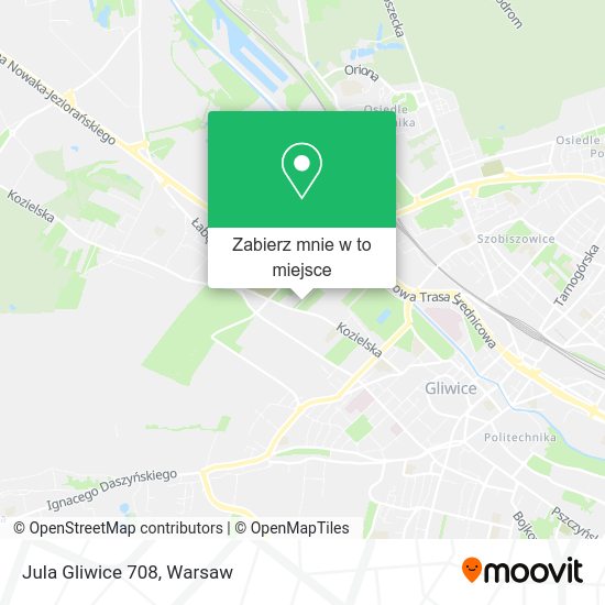 Mapa Jula Gliwice 708