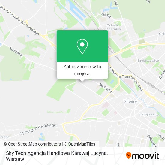 Mapa Sky Tech Agencja Handlowa Karawaj Lucyna