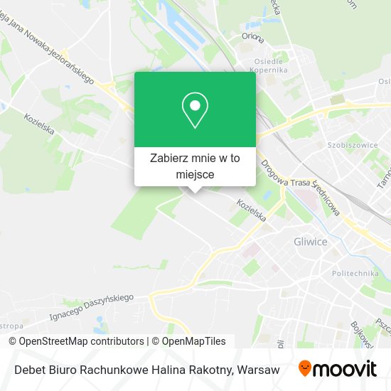 Mapa Debet Biuro Rachunkowe Halina Rakotny