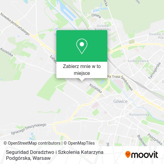 Mapa Seguridad Doradztwo i Szkolenia Katarzyna Podgórska