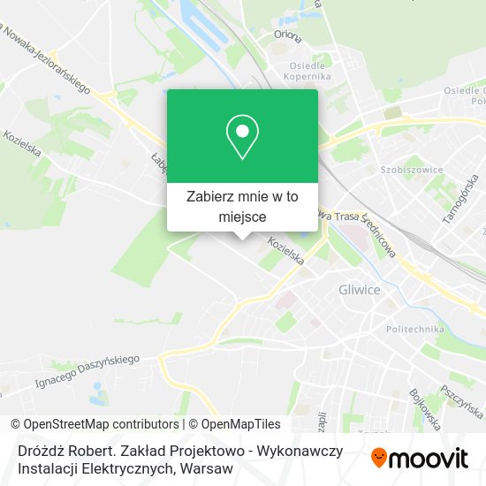 Mapa Dróżdż Robert. Zakład Projektowo - Wykonawczy Instalacji Elektrycznych