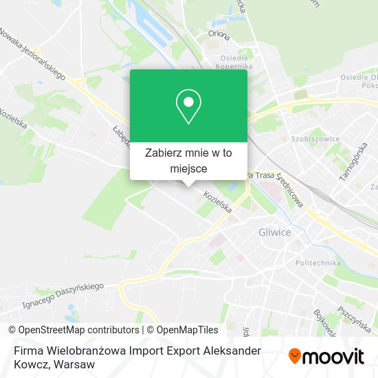 Mapa Firma Wielobranżowa Import Export Aleksander Kowcz