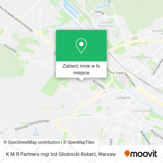 Mapa K M R Partners mgr Inż Głośnicki Robert