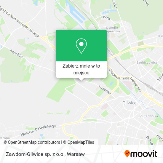 Mapa Zawdom-Gliwice sp. z o.o.