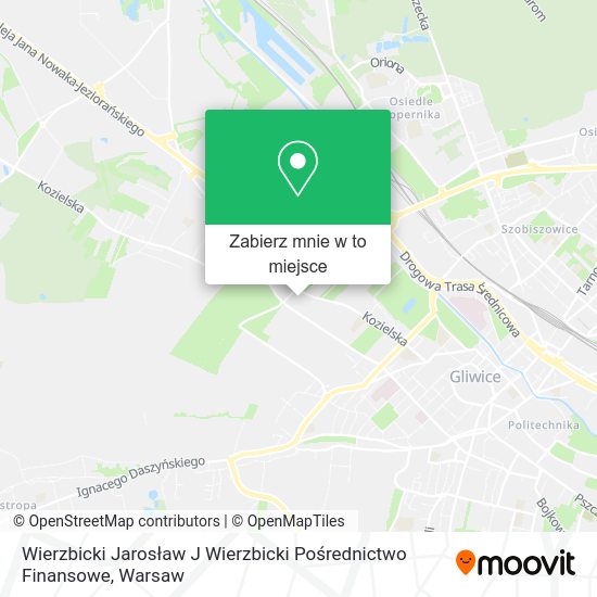 Mapa Wierzbicki Jarosław J Wierzbicki Pośrednictwo Finansowe