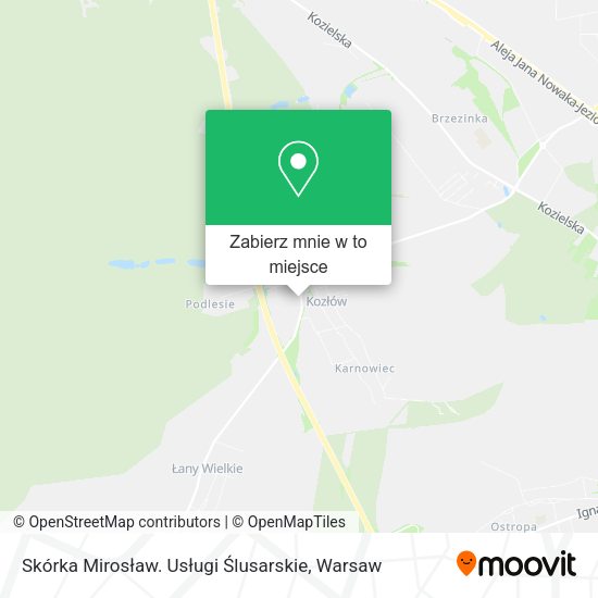 Mapa Skórka Mirosław. Usługi Ślusarskie