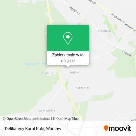 Mapa Delikatesy Karol Kubi