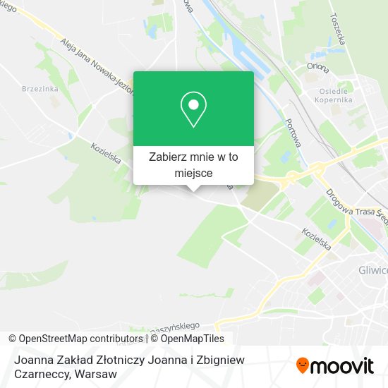 Mapa Joanna Zakład Złotniczy Joanna i Zbigniew Czarneccy