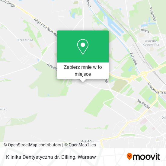 Mapa Klinika Dentystyczna dr. Dilling