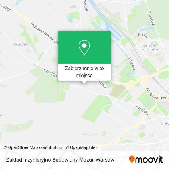 Mapa Zakład Inżynieryjno-Budowlany Mazur