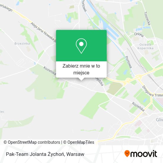 Mapa Pak-Team Jolanta Żychoń