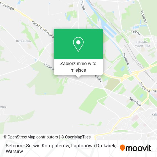 Mapa Setcom - Serwis Komputerów, Laptopów i Drukarek