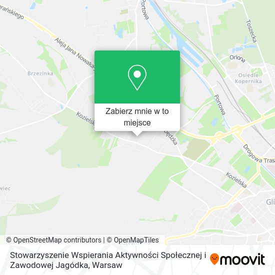 Mapa Stowarzyszenie Wspierania Aktywności Społecznej i Zawodowej Jagódka