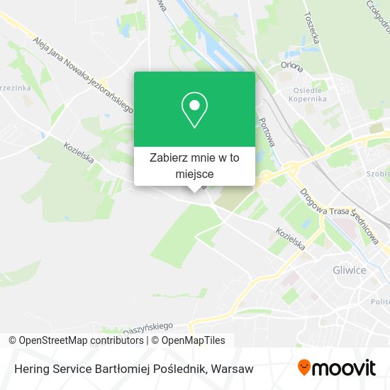 Mapa Hering Service Bartłomiej Poślednik