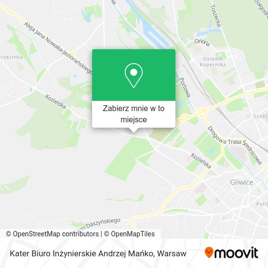 Mapa Kater Biuro Inżynierskie Andrzej Mańko