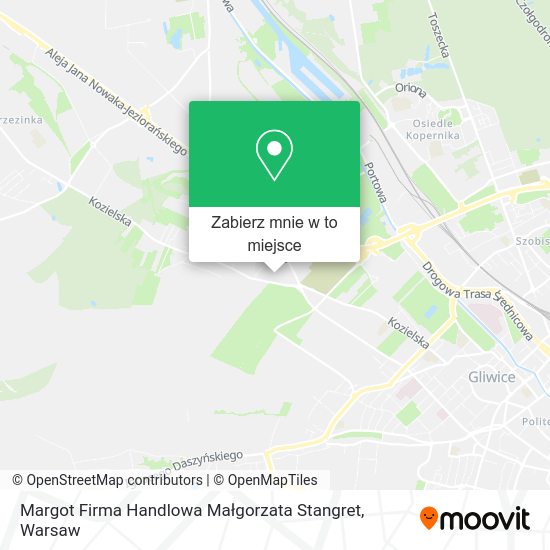 Mapa Margot Firma Handlowa Małgorzata Stangret