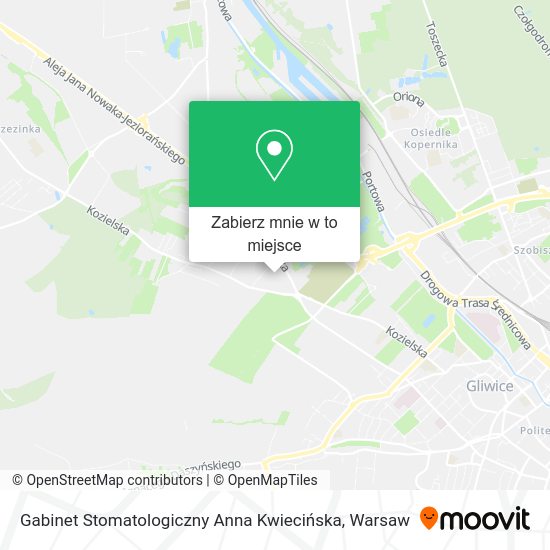 Mapa Gabinet Stomatologiczny Anna Kwiecińska