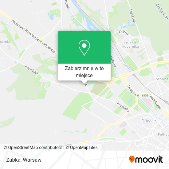 Mapa Zabka