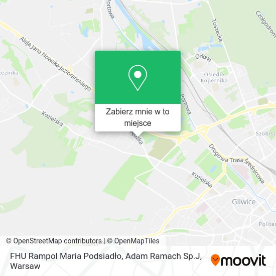 Mapa FHU Rampol Maria Podsiadło, Adam Ramach Sp.J