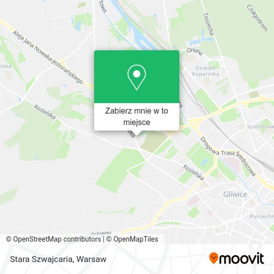 Mapa Stara Szwajcaria