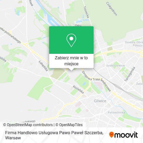 Mapa Firma Handlowo Usługowa Pawo Paweł Szczerba