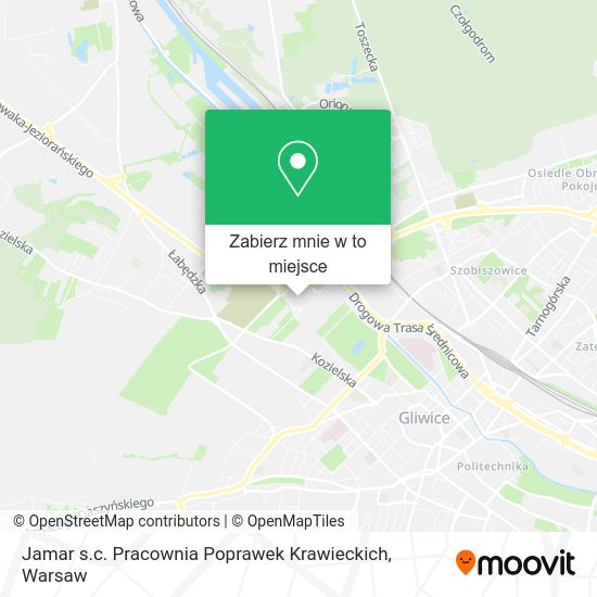 Mapa Jamar s.c. Pracownia Poprawek Krawieckich