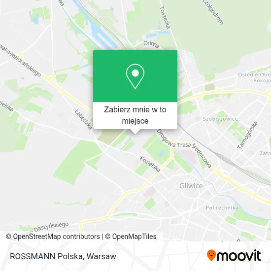 Mapa ROSSMANN Polska