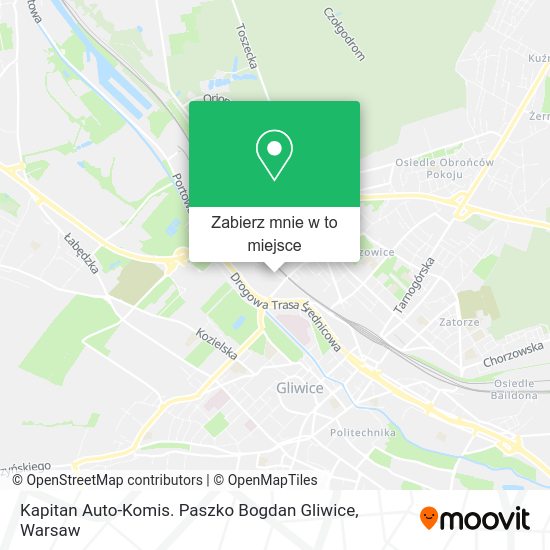 Mapa Kapitan Auto-Komis. Paszko Bogdan Gliwice