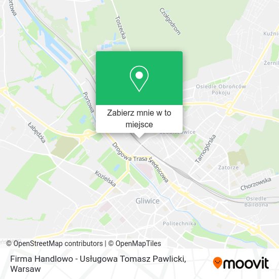 Mapa Firma Handlowo - Usługowa Tomasz Pawlicki