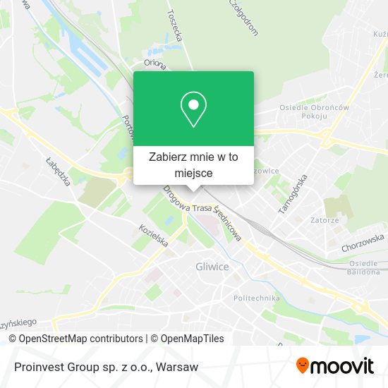 Mapa Proinvest Group sp. z o.o.