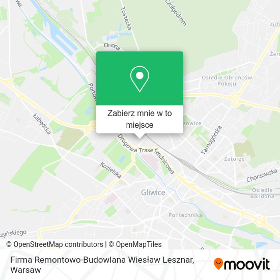 Mapa Firma Remontowo-Budowlana Wiesław Lesznar