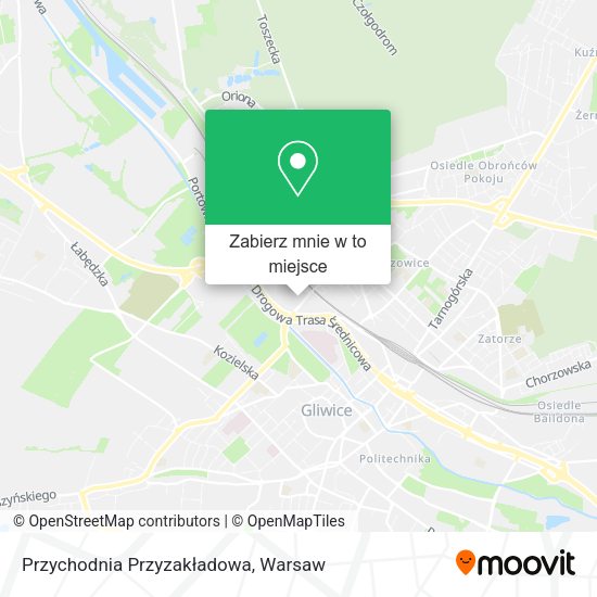 Mapa Przychodnia Przyzakładowa