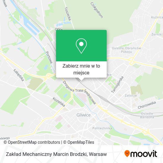 Mapa Zakład Mechaniczny Marcin Brodzki